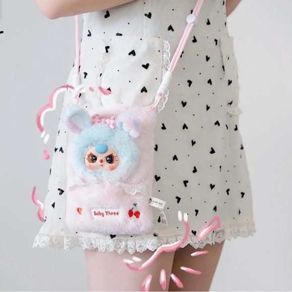 Baby Three “Pastel Bunny
Plush” Mobile Hanging Bag - Picture 3 of 7
